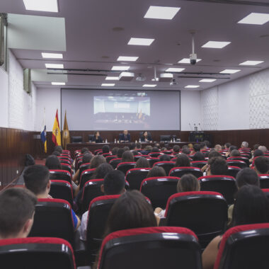 Aspecto de la sala de presentación del Experto en Asesoría Fiscal de la ULPGC