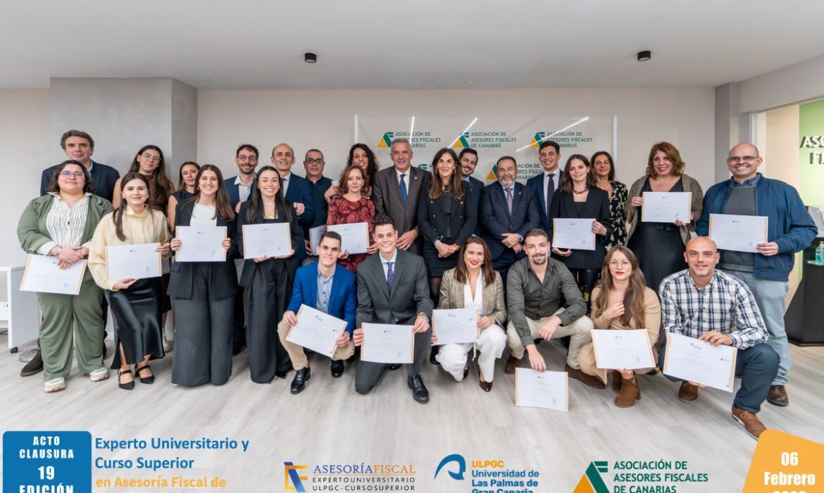 Acto Clausura XIX Edición Experto y Curso Superior en Asesoría Fiscal