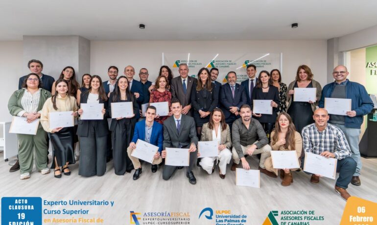 Acto Clausura XIX Edición Experto y Curso Superior en Asesoría Fiscal